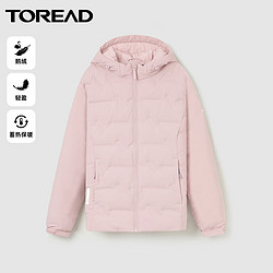 TOREAD 探路者 羽绒服 秋冬款户外加厚保暖女式防风连帽短款羽绒服