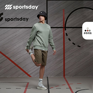 SPORTSDAY卫衣男24马术运动印花短袖男春季 绿灰53 165/84A