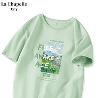 La Chapelle City 拉夏贝尔  女士纯棉短袖t恤