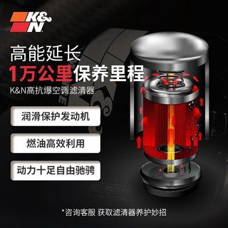 K&N强抗暴机油滤芯机滤适用卡罗拉RAV4荣放威驰雷凌远景凯美瑞CHR帝豪GS致炫雷凌博越奕泽PO-9006