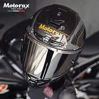 MOTORAX 摩雷士 摩托车全盔头盔 招财猫R50S GADA黑金