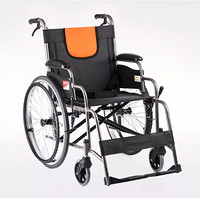 yuwell 鱼跃 可折叠轻便轮椅代步车轮椅车轮椅H062