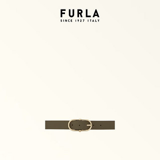 芙拉（FURLA）FURLA芙拉CAMELIA牛皮女士腰带 鼠尾草绿 75