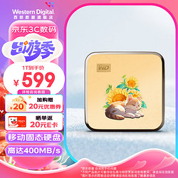 Western Digital 西部数据 移动固态硬盘 Elements SE新元素 1TB