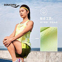 saucony 索康尼 女款舒适排孔透气吸湿专业运动跑步运动薄背心