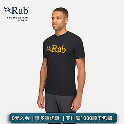 Rab 睿坡 Stance Tech Sketch男士户外休闲短袖吸湿透气T恤 QCC-02