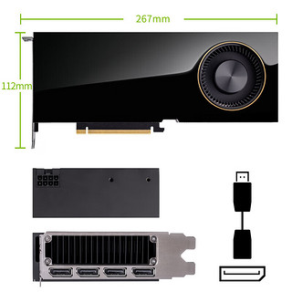 挚科全新NVIDIA RTX A6000 48G 工包 建模渲染专业绘图设计师显卡丽台专业图形显卡