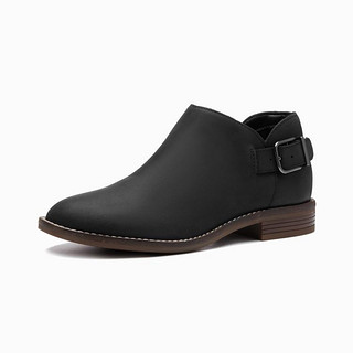 Clarks 其乐 复古英伦风方跟女短靴 261458924A