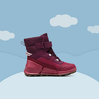 ecco 爱步 童鞋 冬季雪地靴拼接设计儿童靴子 健步K2系列711212