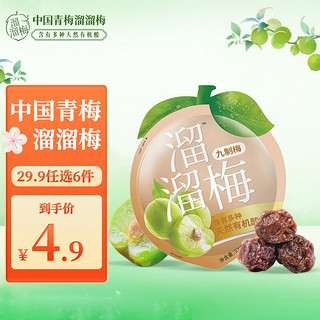 LIUM 溜溜梅 休闲装青梅梅子儿童休闲零食小吃蜜饯果干 52g九制mei