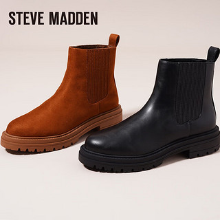 STEVE MADDEN/思美登弹力切尔西靴女短靴 MERCURY 黑色 39