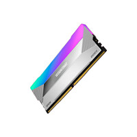 今日必买、PLUS会员：BIWIN 佰维 DX100 DDR5 6000MHz RGB 台式机内存 灯条 星光银 32GB（16GBx2） C30