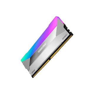 DX100 DDR5 6000MHz RGB 台式机内存 灯条 星光银 32GB（16GBx2） C30