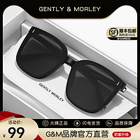 GENTLY MORLEY GM墨镜女韩版显脸小2024新款近视太阳眼镜男开车防晒紫外线高级感