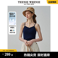 TEENIE WEENIE TeenieWeenie小熊2024春夏新款针织吊带背心打底女