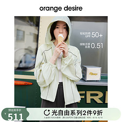 Orange Desire 薄荷凉感时尚防晒服2024夏新