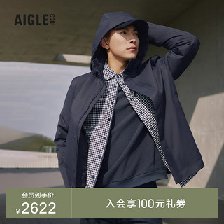 AIGLE 艾高 秋冬男士MTD防风防雨透汽户外保暖休闲时尚棉服外套