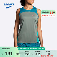 BROOKS 布鲁克斯 新款女款舒适透气运动背心跑步上衣环保运动无袖
