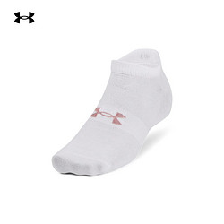 UNDER ARMOUR 安德玛 官方UA No Show男女训练运动袜短袜3双装1361459