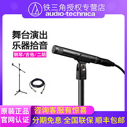 audio-technica 铁三角 AT2031小振膜电容麦克风钢琴古筝吉他小提琴弦乐器录音话筒