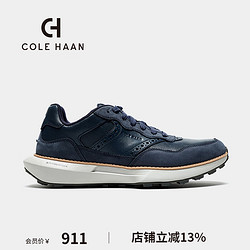 COLE HAAN 歌涵 colehaan/歌涵 男鞋休闲鞋 秋季轻便缓震运动鞋阿甘鞋男C37393 藏青-C37393 42