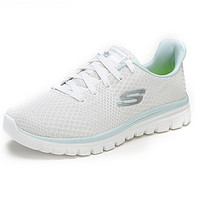 SKECHERS 斯凯奇 女鞋2024春秋新款网布透气运动鞋