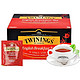 TWININGS 川宁 英国TWININGS川宁进口英式早餐红茶2g*50袋茶包锡兰奶茶