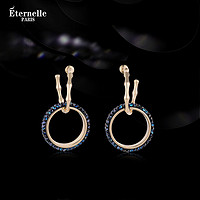 Eternelle 法国Eternelle原创设计时尚圆圈新款耳环女个性百搭圆形小众耳饰