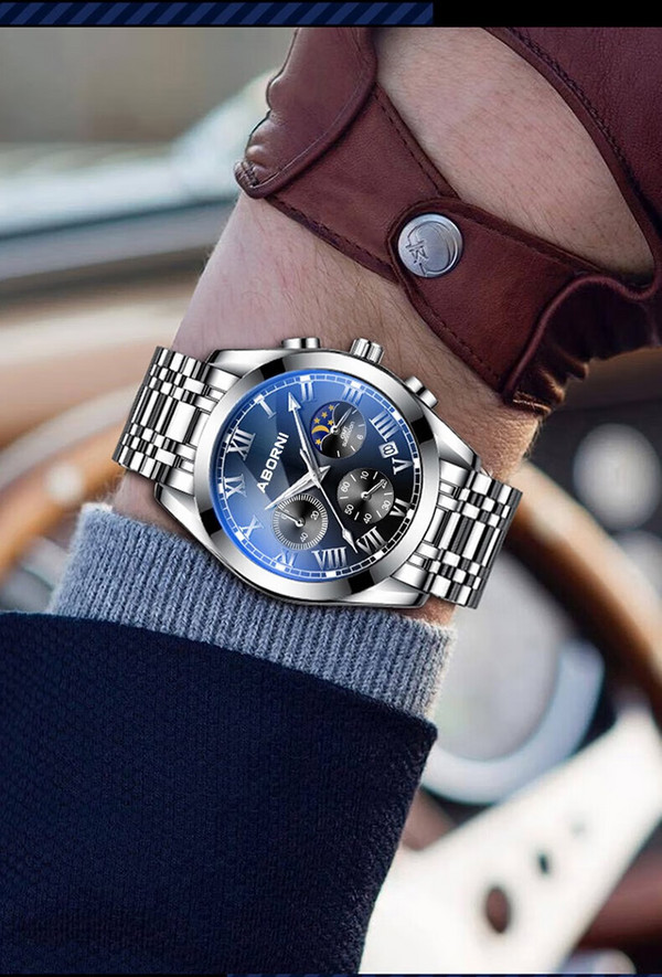 手表男士商务防水夜光机械风格男表李宗翰代言十大品牌运动国表男友