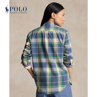Polo Ralph Lauren 拉夫劳伦 女装 24年夏宽松版格纹棉质衬衫RL25529 400-多色 XL