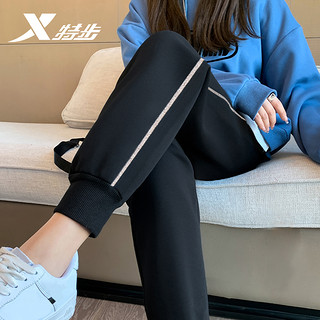 XTEP 特步 运动裤女夏季新款宽松透气针织小脚裤子休闲长裤显瘦束脚卫裤