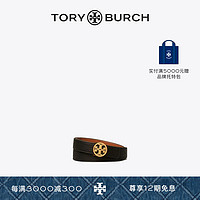 Tory Burch 汤丽柏琦  MILLER金属皮带腰带TB 138935 黑色/金色 001 XS  (850mmx25mm)