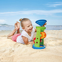 Hape儿童挖沙玩雪铲子小桶组合工具套装玩雪模型男女戏水玩沙户外玩具 沙滩双轮沙漏 E4046