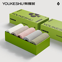 YOUKESHU 有棵树 夏季运动中短筒袜