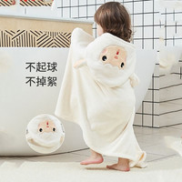 婴幼儿童浴巾男孩子a类带帽斗篷可穿可裹浴袍比纯棉吸水速干秋冬