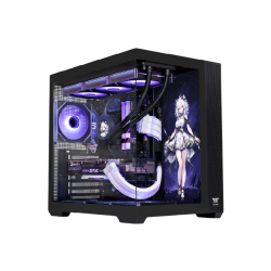 Thermaltake 曜越 钢影 透EX M-ATX机箱 黑色