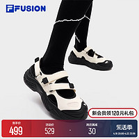 FILA 斐乐 FUSION斐乐官方玛丽珍凉鞋女鞋夏凉拖魔术贴海螺休闲鞋男鞋