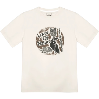 THE NORTH FACE 北面 短袖男款春夏季户外运动透气纯棉休闲圆领
