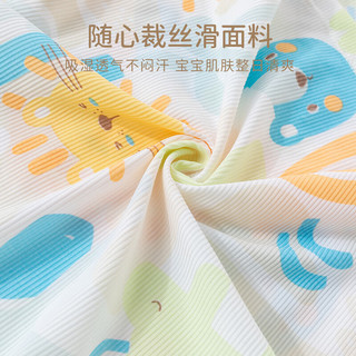 欢喜小熊 宝宝夏季薄款短裤儿童夏天休闲裤子男童夏装外出衣服童装 嫩草绿 90(18-24个月.身高80-90cm)