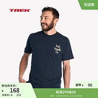 TREK 崔克 Check 亲肤舒适TREK创意印花休闲短袖T恤