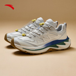 anta安踏探野pro丨跑步鞋男户外运动减震包裹透气越野徒步鞋象牙白