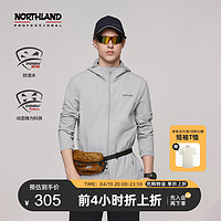 NORTHLAND 诺诗兰 软壳衣24男新品户外运动防泼水防风透气连帽夹克弹力外套