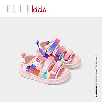 百亿补贴：Ellekids 童鞋2024夏季新款男童沙滩鞋女童时尚软底魔术贴超软凉鞋