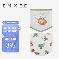 EMXEE 嫚熙 儿童护脐带防着凉保暖 果园兔17×17cm