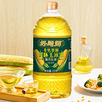 好厨师 鲜胚玉米油1.5l非转基因植物油烹饪家用食用油菜籽油压榨