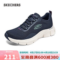 SKECHERS 斯凯奇 女子轻便厚底跑鞋网布缓震运动鞋149886 限码35  36