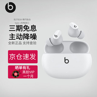 Beats Studio Buds 真无线降噪耳机 蓝牙耳机 兼容苹果安卓系统 IPX4级防水 白色