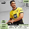 PUMA 彪马 官方 新款男子多特蒙德主场球员版球衣 BVB HOME 770603