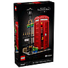 百亿补贴：LEGO 乐高 积木IDEAS系列21347伦敦红色电话亭玩具