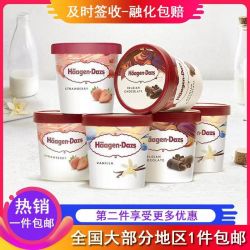 哈根达斯 冷饮冰淇淋巧克力草莓/香草法国雪糕